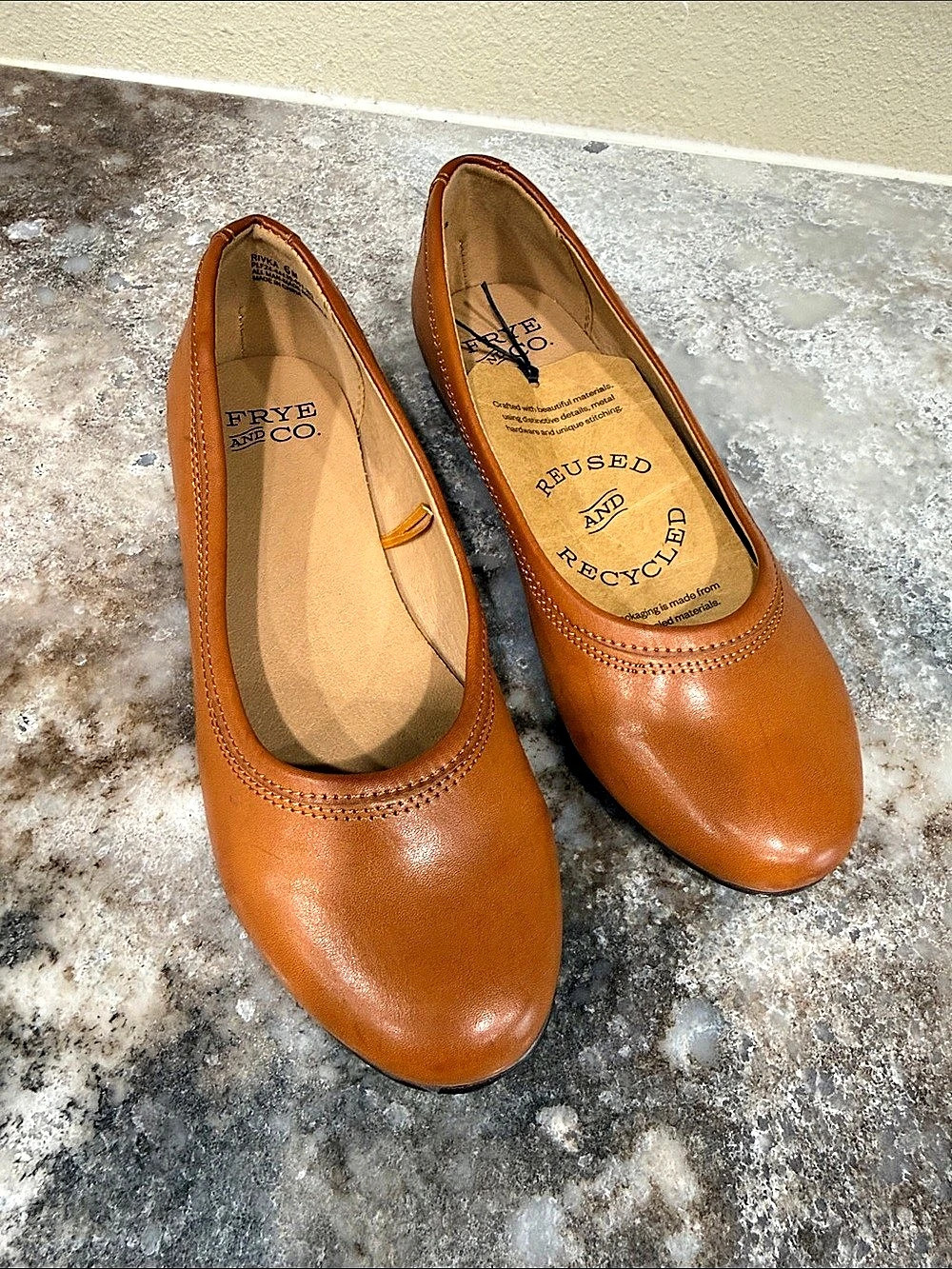 FRYE & Co Brown Leather Flats US 6.5